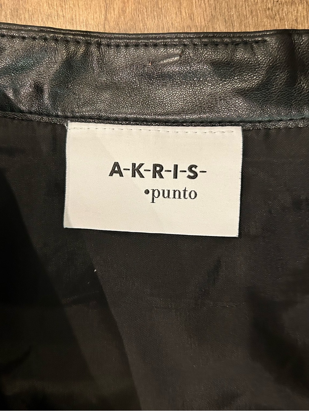 Akris Punto black vegan leather midi/ maxi circle skirt 12 - Picture 5 of 9